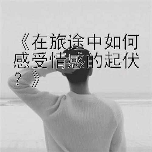 《在旅途中如何感受情感的起伏？》