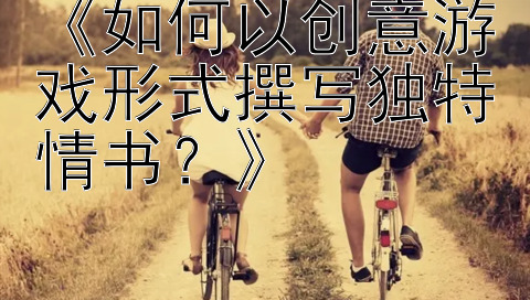 《如何以创意游戏形式撰写独特情书？》