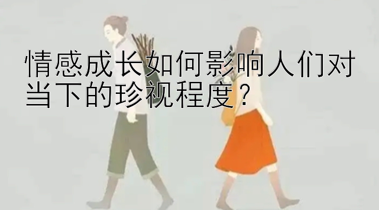 情感成长如何影响人们对当下的珍视程度？